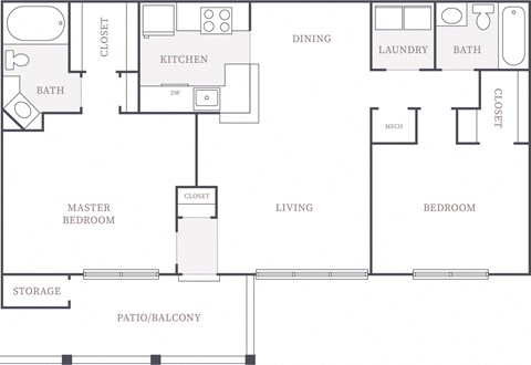 a floor plan of a home